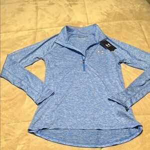 Under Armour Women's Blue Quarter-Zip Top